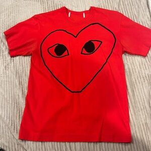 COMME des GARCON PLAY Red T-Shirt